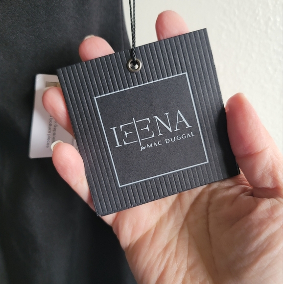 Ieena for Mac Duggal, Rhinestone  Halter Column  Gown, Black, Size 8‎ - NWT - Picture 8 of 12